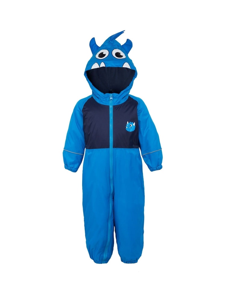 Regatta Blue Kids Mudplay III Waterproof Puddlesuit - Image 6 of 6