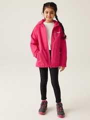 Regatta Pink Junior Calderdale III Waterproof Jacket - Image 3 of 7