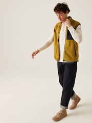 Regatta Orange Mens Frankie Microfleece Body Warmer - Image 3 of 6