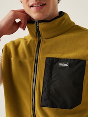 Regatta Orange Mens Frankie Microfleece Body Warmer - Image 4 of 6