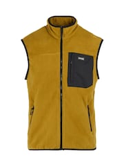 Regatta Orange Mens Frankie Microfleece Body Warmer - Image 5 of 6