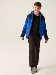 Regatta Blue Kids Beamz IV Waterproof Jacket - Image 3 of 6