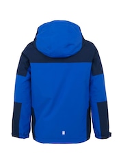 Regatta Blue Kids Beamz IV Waterproof Jacket - Image 6 of 6