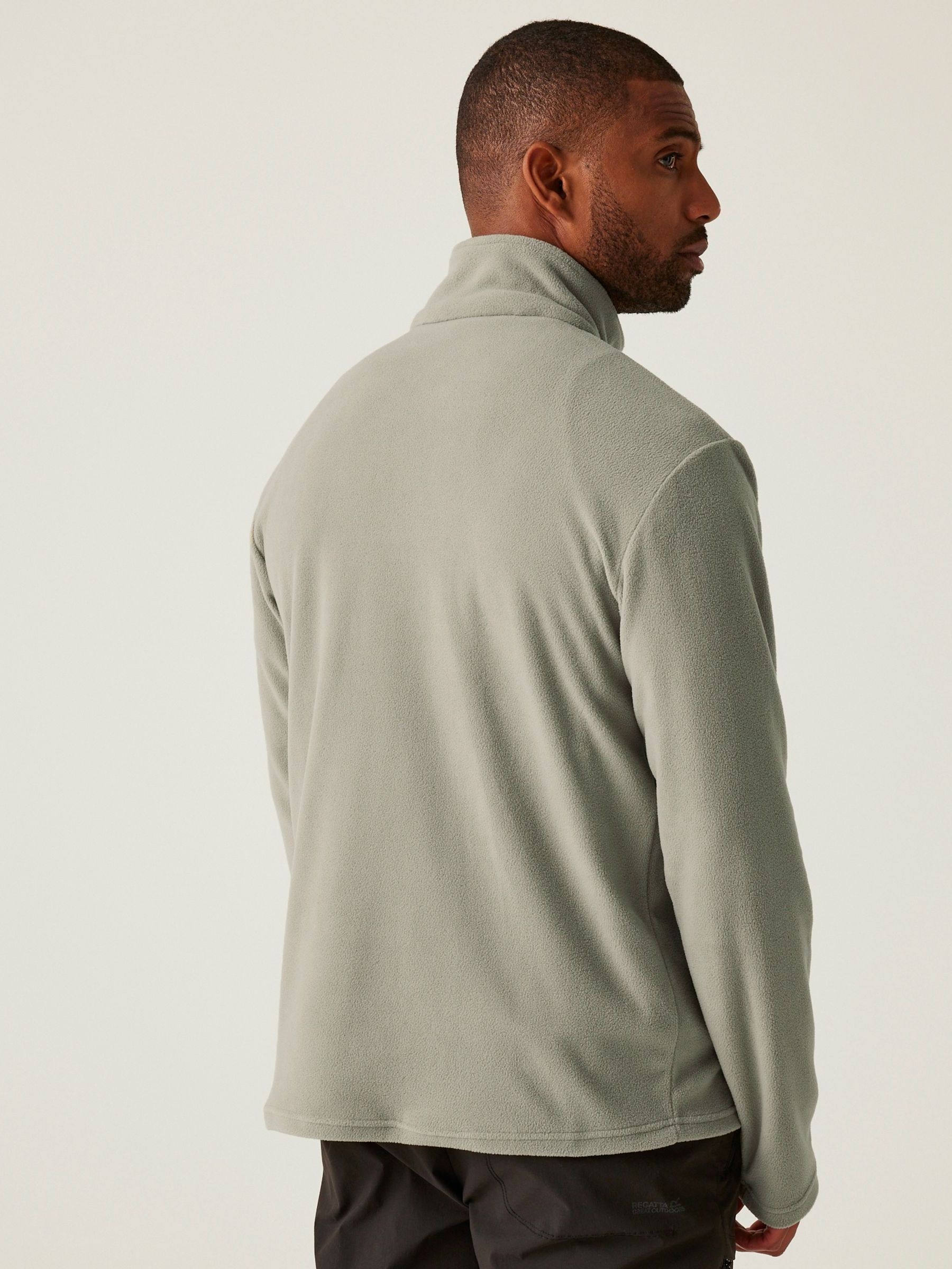 Regatta Light Brown Mens Thompson Lightweight Half Zip Fleece - Image 2 of 7