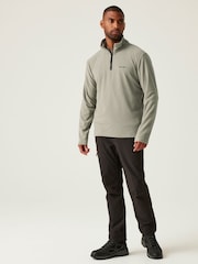 Regatta Light Brown Mens Thompson Lightweight Half Zip Fleece - Image 3 of 7