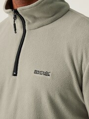 Regatta Light Brown Mens Thompson Lightweight Half Zip Fleece - Image 4 of 7
