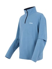 Regatta Light Blue Mens Thompson Lightweight Half Zip Fleece - Image 3 of 3