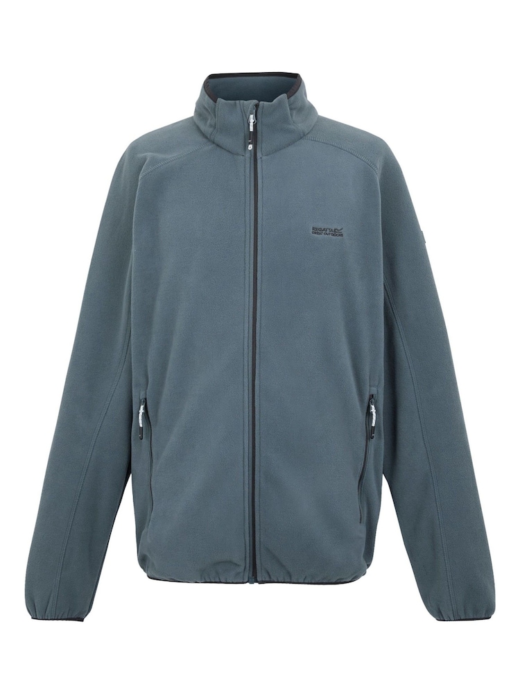 Regatta Blue Mens Hadfield Full Zip Fleece - Image 1 of 3