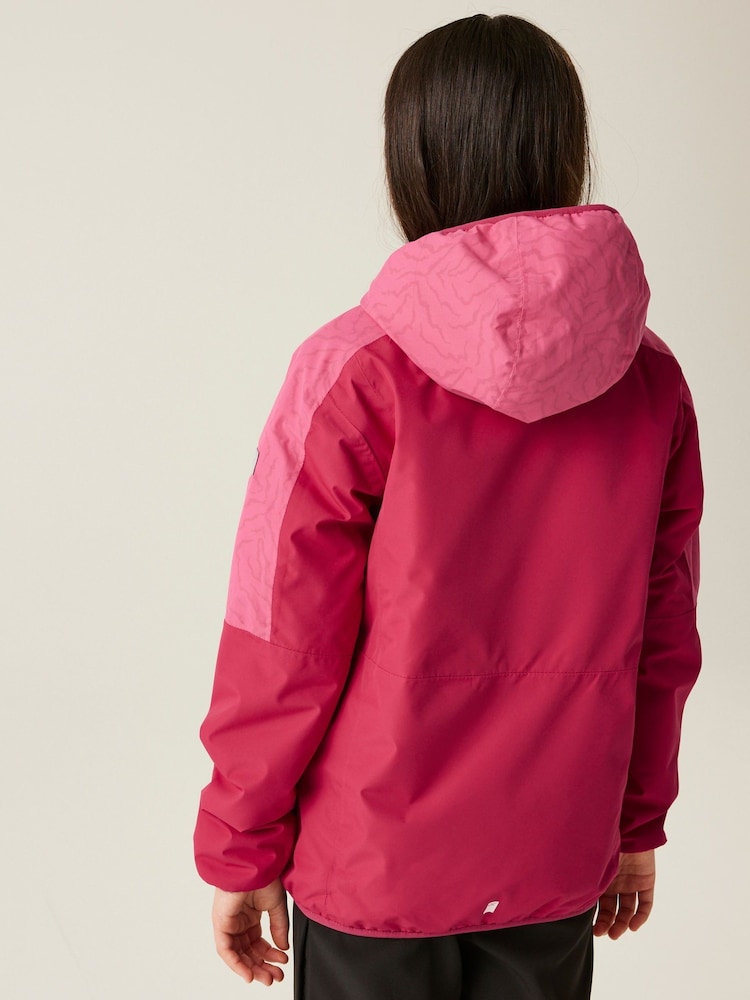 Regatta Pink Kids Volcanics Reflective VIII Jacket - Image 2 of 6