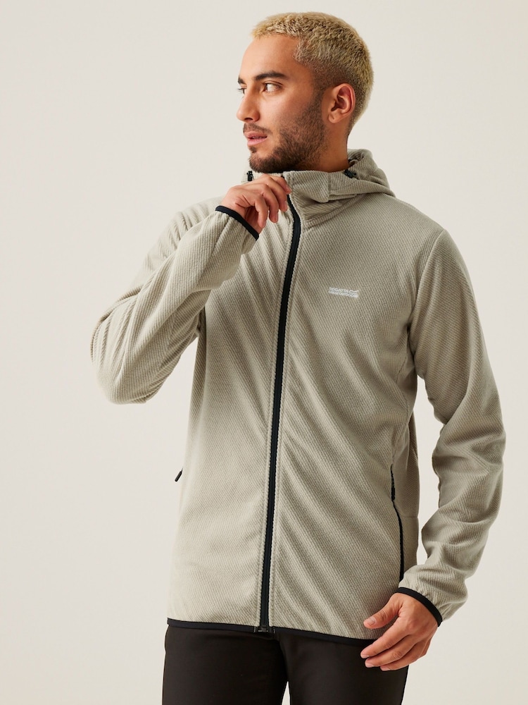 Cream - Regatta Mens Tahill Twill Cu glugă Fleece - Image 1 of 6