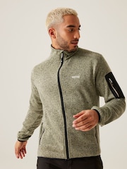 Regatta Green Mens Newhill Full Zip Fleece - Image 1 of 7