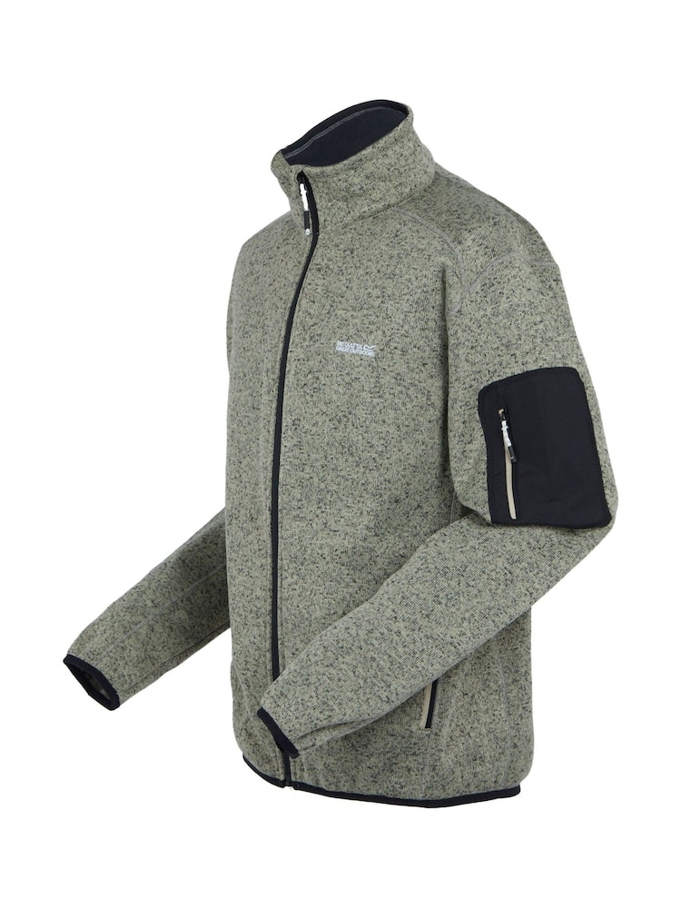 Regatta Green Mens Newhill Full Zip Fleece - Image 7 of 7