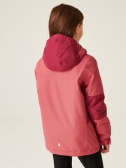 Regatta Pink Kids Beamz IV Waterproof Jacket - Image 2 of 6