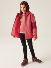 Regatta Pink Kids Beamz IV Waterproof Jacket - Image 3 of 6