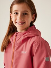 Regatta Pink Kids Beamz IV Waterproof Jacket - Image 4 of 6