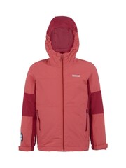 Regatta Pink Kids Beamz IV Waterproof Jacket - Image 5 of 6