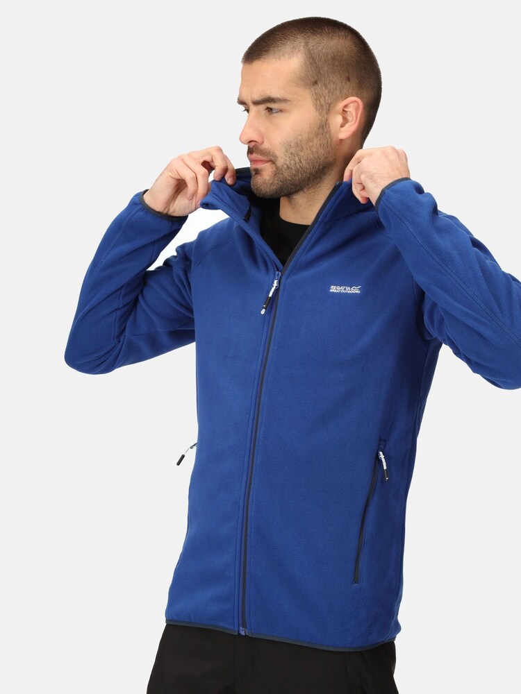 Regatta Dark Blue Hadfield Fleece - Image 4 of 9