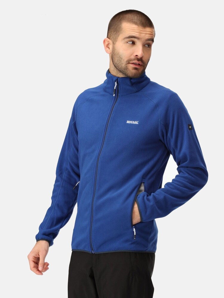 Regatta Dark Blue Hadfield Fleece - Image 5 of 9