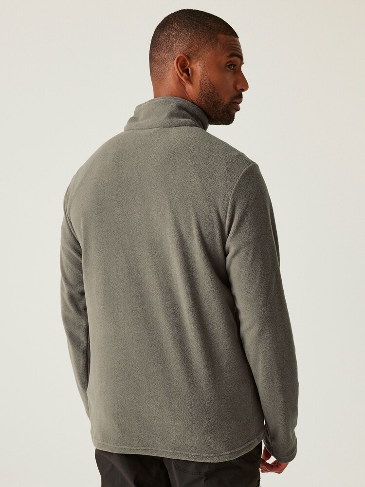 Regatta Brown Mens Thompson Lightweight Half Zip Fleece - Image 2 of 7