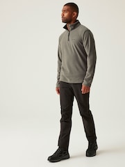 Regatta Brown Mens Thompson Lightweight Half Zip Fleece - Image 3 of 7