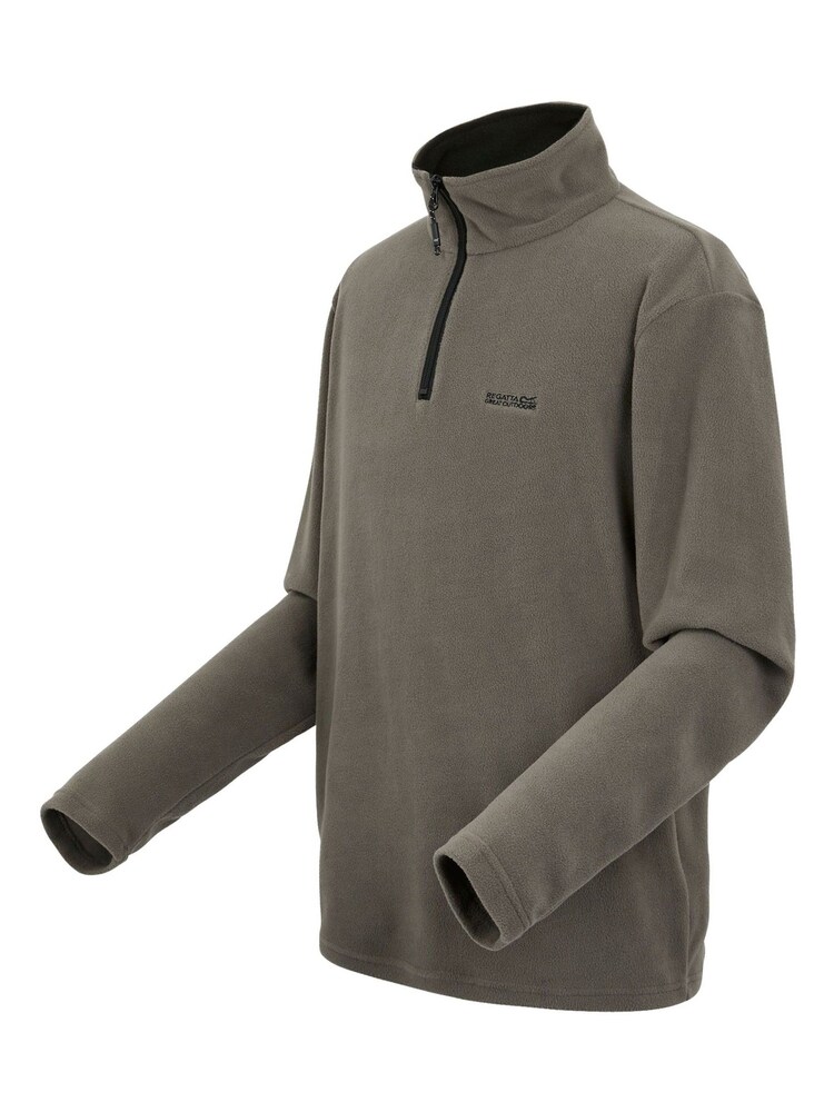 Regatta Brown Mens Thompson Lightweight Half Zip Fleece - Image 7 of 7