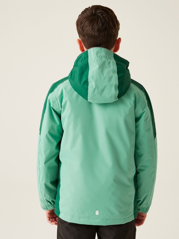 Regatta Green Kids Hurdle V Waterproof Insulated Jacket - Image 2 of 6