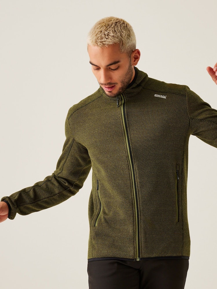 Regatta Green Mens Torrens Full Zip Midweight Fleece - Image 1 of 7