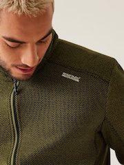 Regatta Green Mens Torrens Full Zip Midweight Fleece - Image 4 of 7