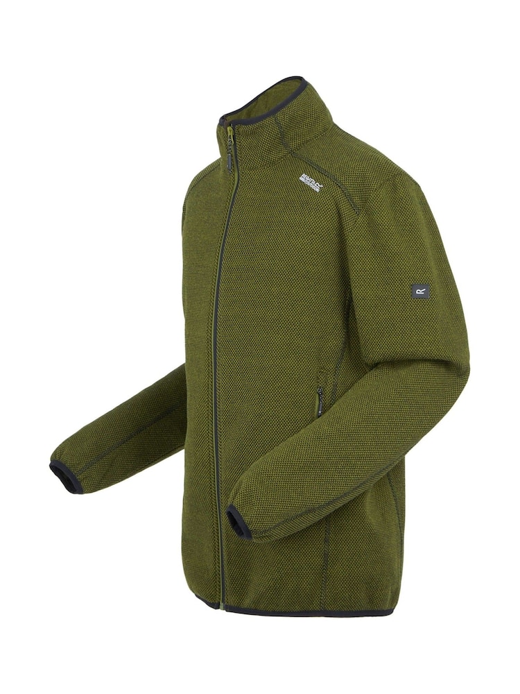 Regatta Green Mens Torrens Full Zip Midweight Fleece - Image 7 of 7