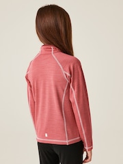 Regatta Pink Kids Berley Half Zip Fleece Top - Image 3 of 7