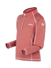 Regatta Pink Kids Berley Half Zip Fleece Top - Image 7 of 7