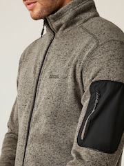 Regatta Brown Mens Newhill Full Zip Fleece - Image 4 of 9