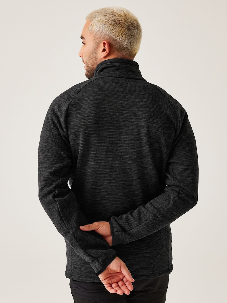 Regatta Black Mens Rivake Full Zip Fleece - Image 2 of 6
