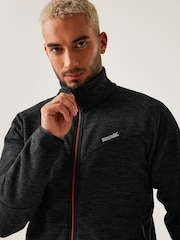 Regatta Black Mens Rivake Full Zip Fleece - Image 4 of 6