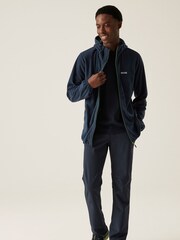 Regatta Blue Mens Tahill Twill Hooded Fleece - Image 3 of 6