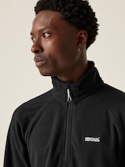 Regatta Black Mens Kenger Half Zip Midweight Fleece - Image 4 of 6