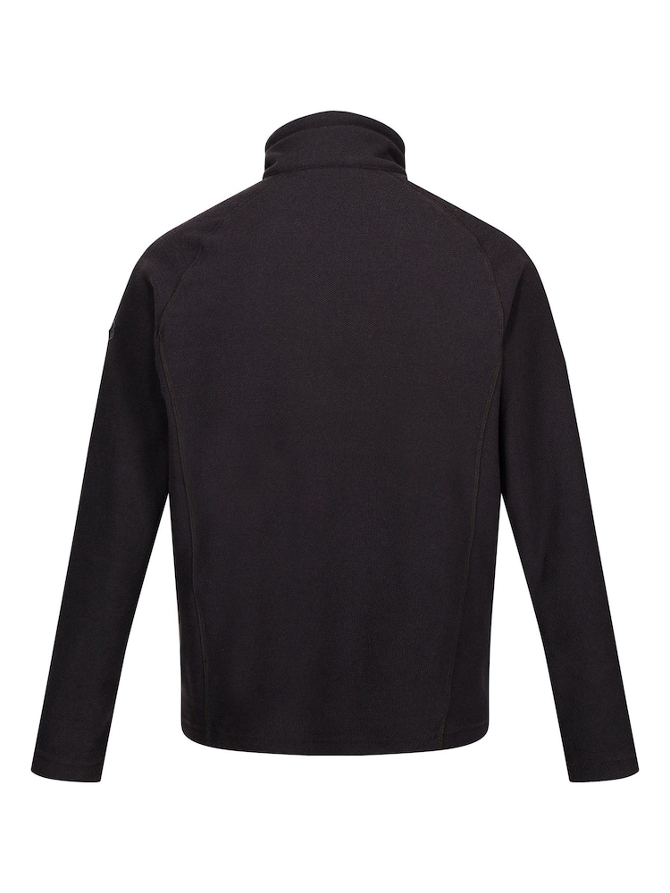 Regatta Black Mens Kenger Half Zip Midweight Fleece - Image 6 of 6