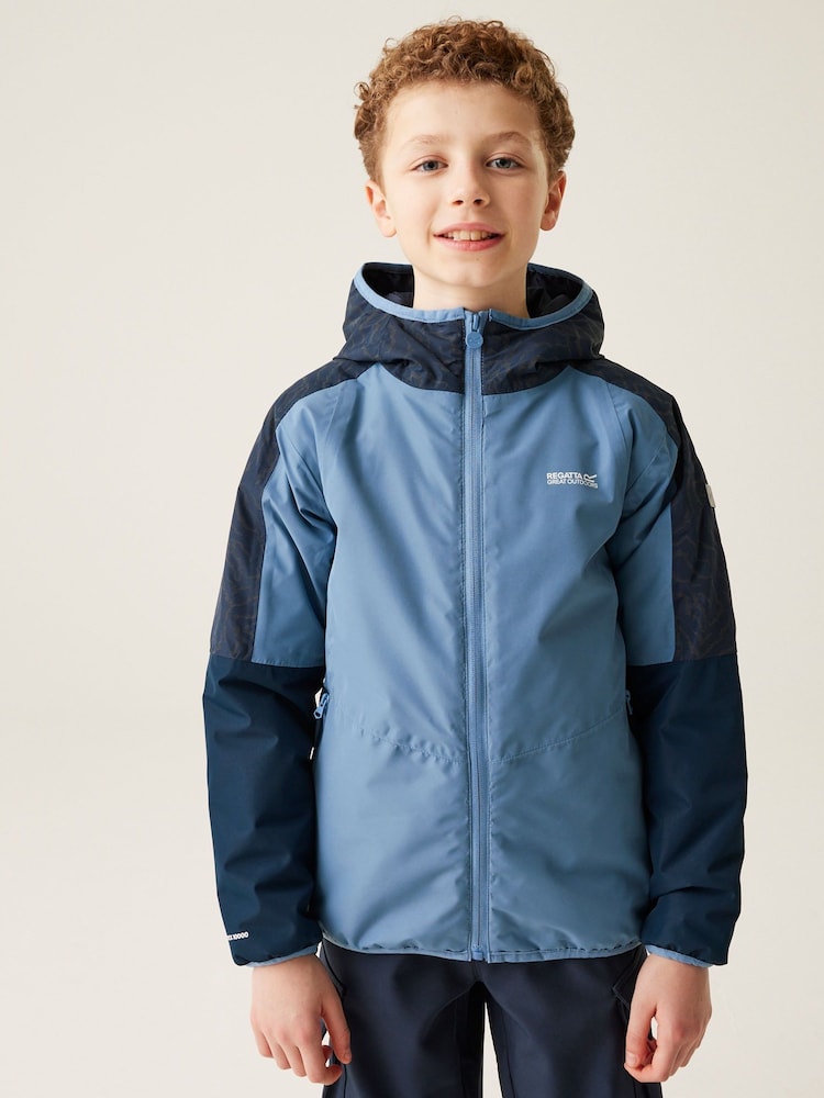 Regatta Blue Kids Volcanics Reflective VIII Jacket - Image 1 of 7