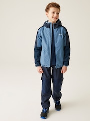 Regatta Blue Kids Volcanics Reflective VIII Jacket - Image 3 of 7