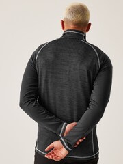 Regatta Grey Mens Hepley Half Zip Lightweight Fleece - Image 2 of 7