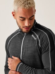 Regatta Grey Mens Hepley Half Zip Lightweight Fleece - Image 4 of 7