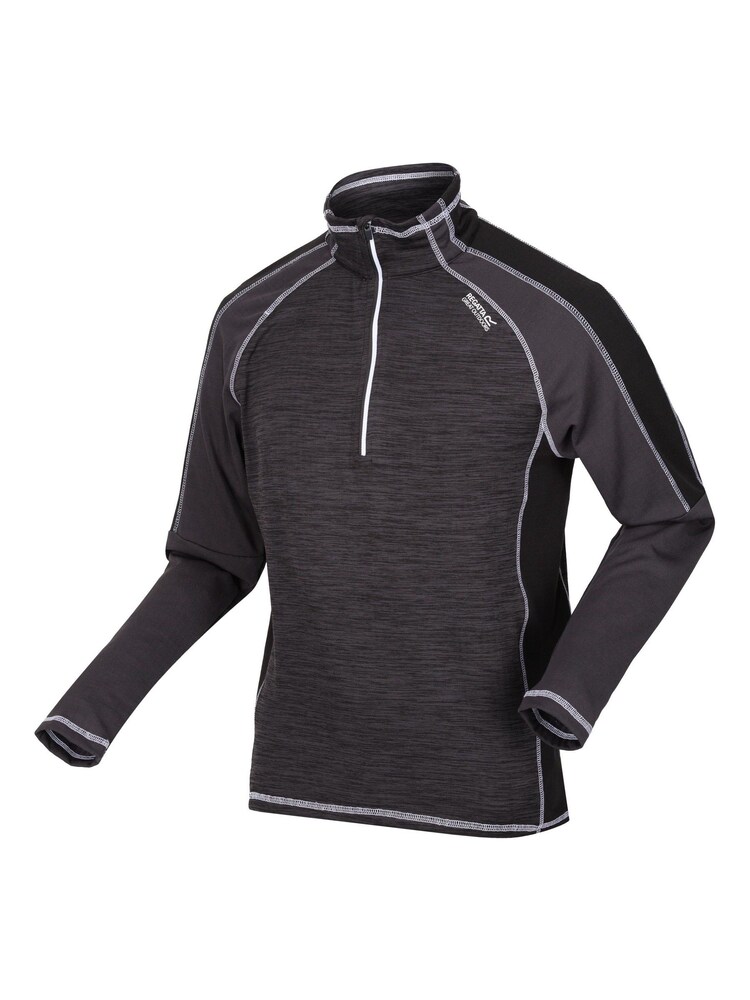 Regatta Grey Mens Hepley Half Zip Lightweight Fleece - Image 7 of 7