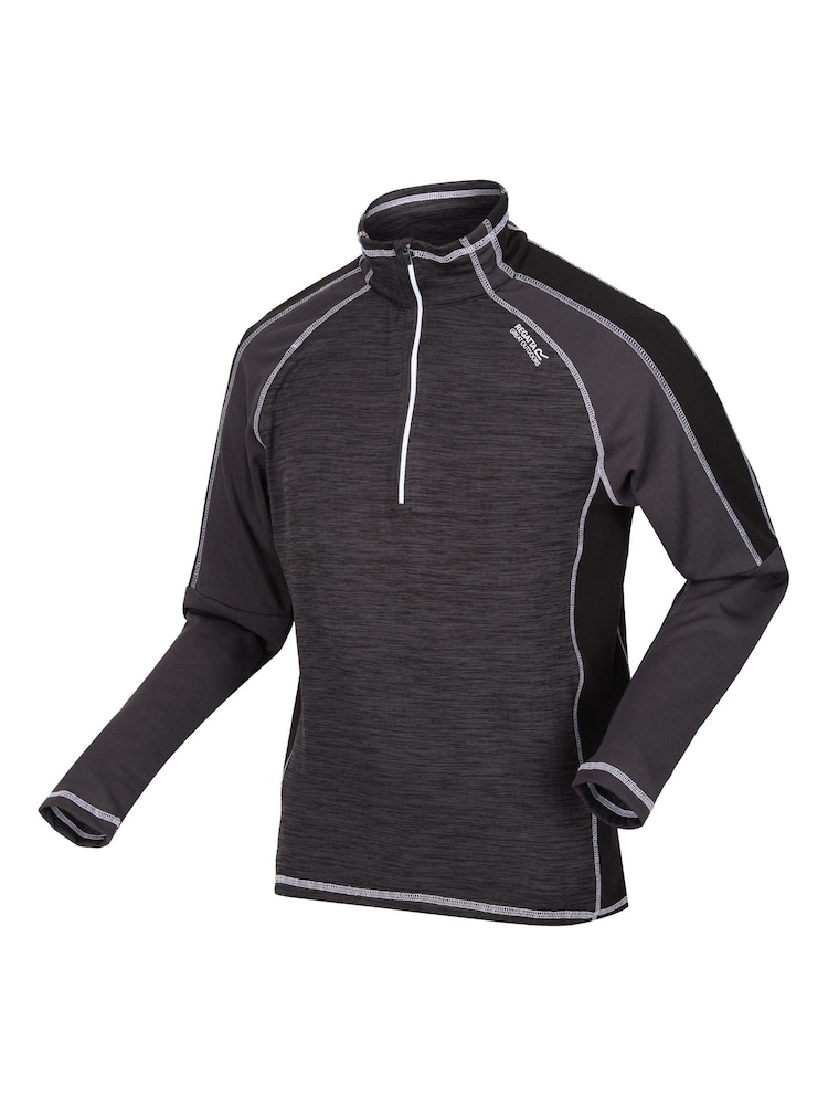 Regatta Grey Mens Hepley Half Zip Lightweight Fleece - Image 7 of 7 Regatta Grey Mens Hepley Half Zip Lightweight Fleece - Image 7 of 7