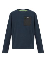 Regatta Blue Mens Frankie Crew Micro Fleece Jumper - Image 5 of 6