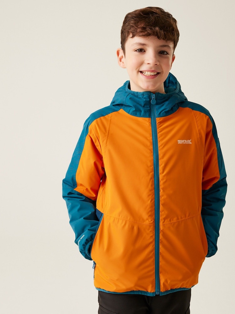 Regatta Orange Kids Volcanics Reflective VIII Jacket - Image 1 of 7