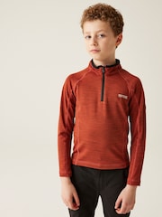 Regatta Red Kids Berley Half Zip Fleece Top - Image 1 of 7
