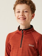 Regatta Red Kids Berley Half Zip Fleece Top - Image 4 of 7