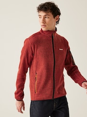 Regatta Red Mens Newhill Full Zip Fleece - Image 1 of 7