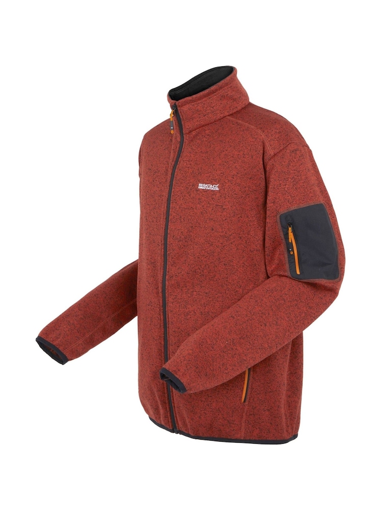Regatta Red Mens Newhill Full Zip Fleece - Image 7 of 7