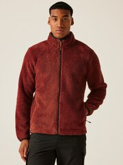 Regatta Red Mens Midoor Fluffy Fleece - Image 1 of 6